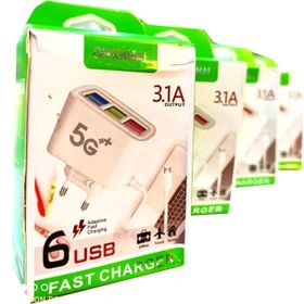 شارژر 6 پورت USB یکسره 5G