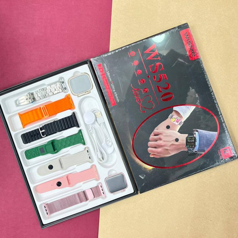 پک هدیه ساعت هوشمند ست زنانه و مردانه WISME WS520