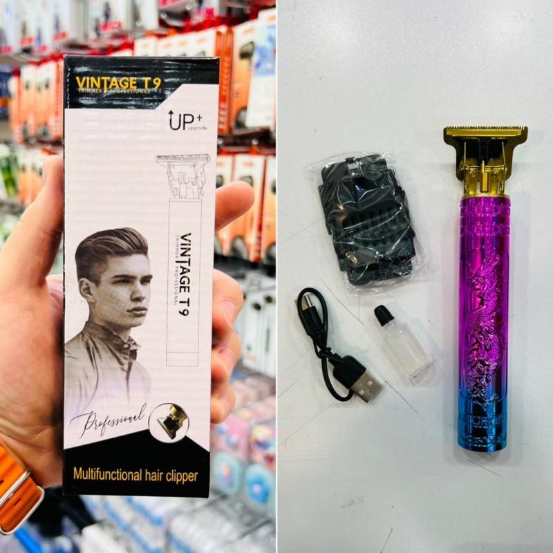 ماشین اصلاح موی سر و صورت خط زن مدل VINTAGE T9