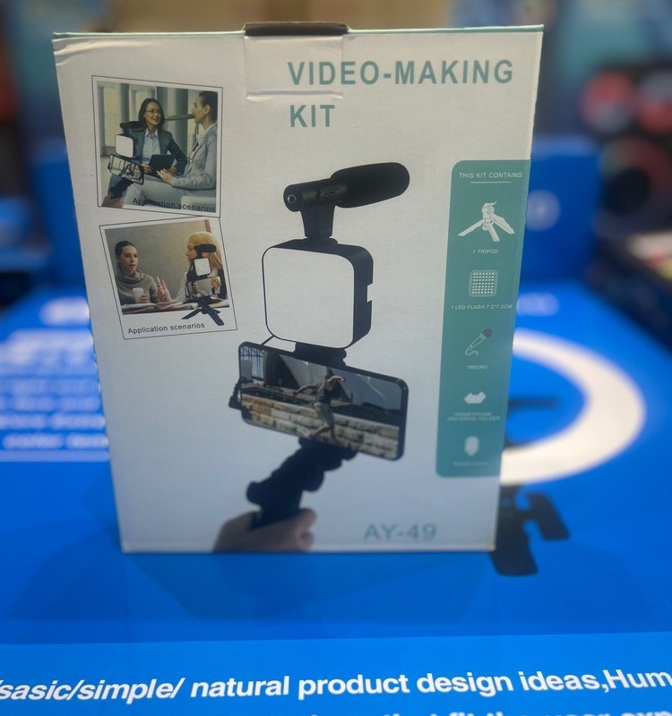 کیت فیلمبرداری همراه با میکروفون مدل Video Making Kit AY-49