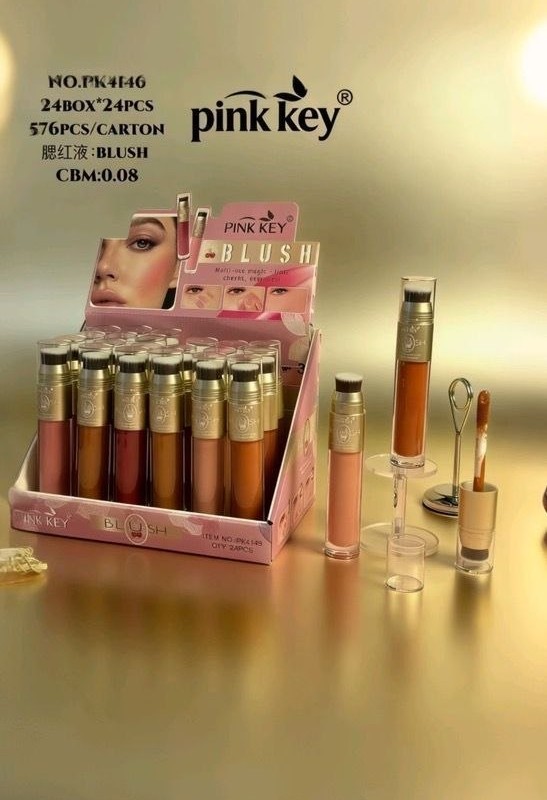 رژگونه مایع براش دار