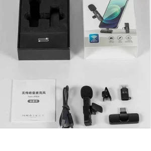 میکروفن k8 یقه ای مدل k8 wireless microphone(برای ایفون و اندروید) اصلی