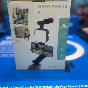 کیت فیلمبرداری همراه با میکروفون مدل Video Making Kit AY-49