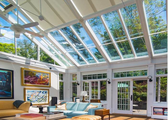 بهترین متریال برای سقف کاذب حیاط خلوت