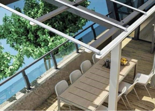 بهترین سقف حیاط خلوت