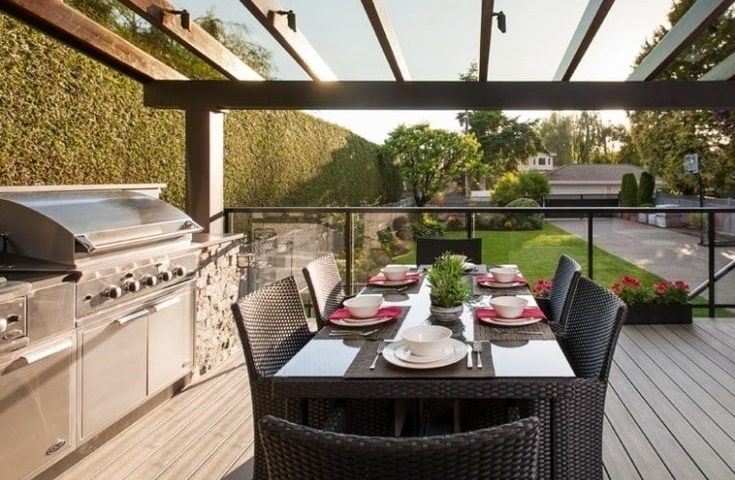 سقف کاذب برای حیاط خلوت