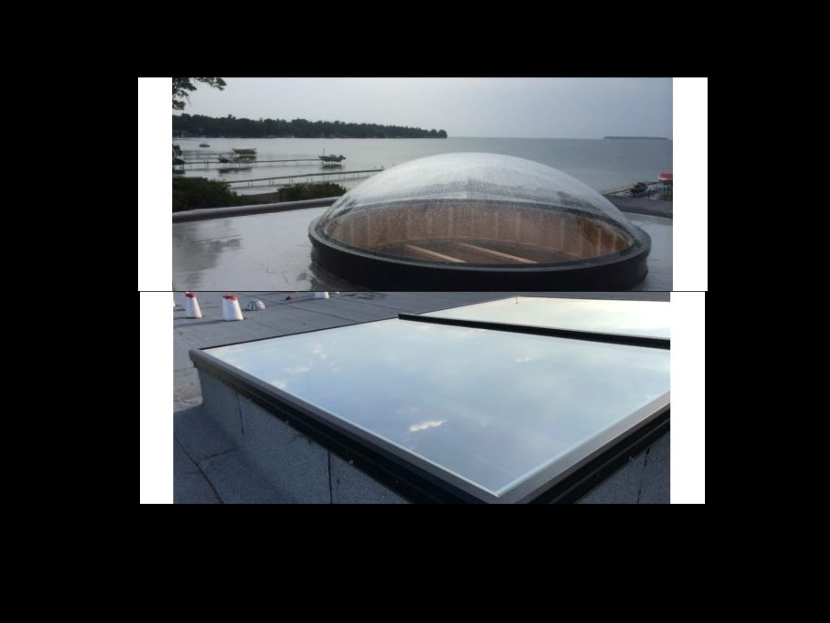 نورگیر حبابی یا شیشه ای