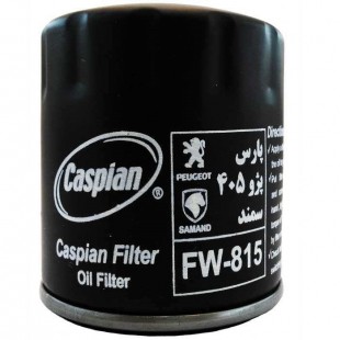 فیلتر روغن خودروی کاسپین مدل FW-815 مناسب برای: سمند، پژو 405، پژو پارس