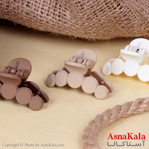 گیره مو زنانه مدل دایره ای جنس خارجی کد HAIR13101W