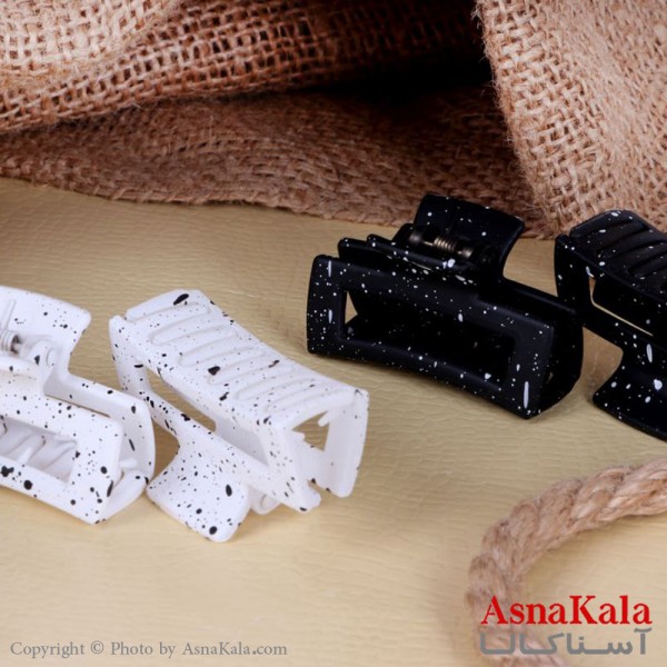 گیره مو زنانه مدل مستطیل جنس خارجی کد HAIR13117W