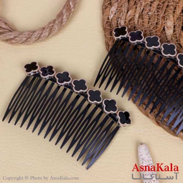 شانه زنانه مدل ون کلیف جنس خارجی کد HAIR13125W