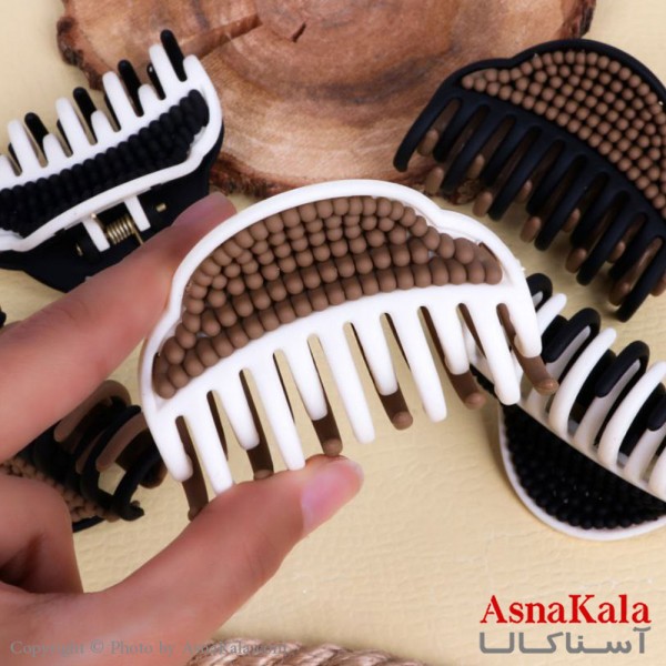 گیره مو زنانه مدل کلاه توپی جنس خارجی کد HAIR13130W