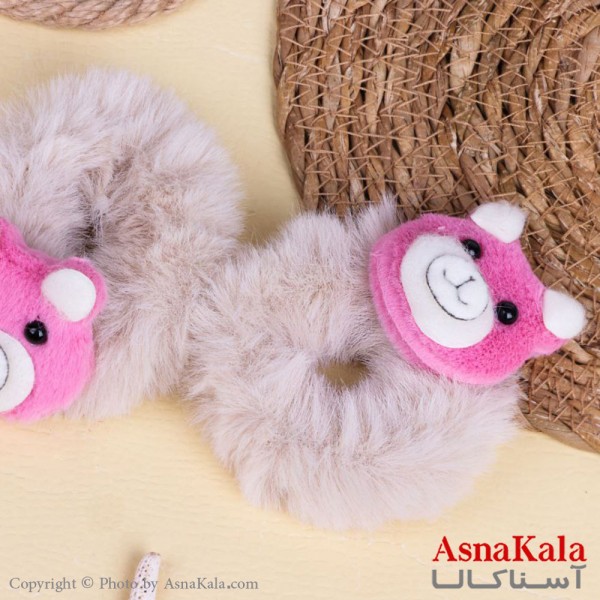 کش مو زنانه مدل خرسی جنس خارجی کد HAIR13133W