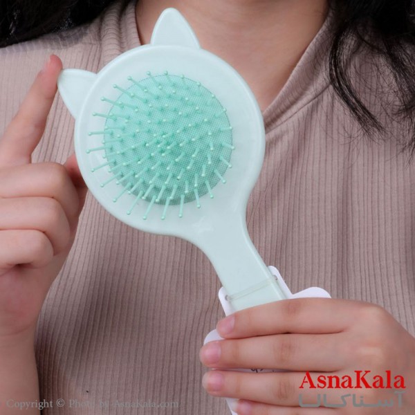 شانه مو  زنانه مدل گربه ای جنس خارجی کد HAIR13158W