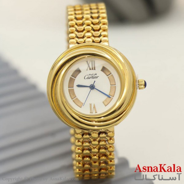 ساعت زنانه کارتیر موتور کوارتز، صفحه یونانی،ضدآب کد WTCH11135W