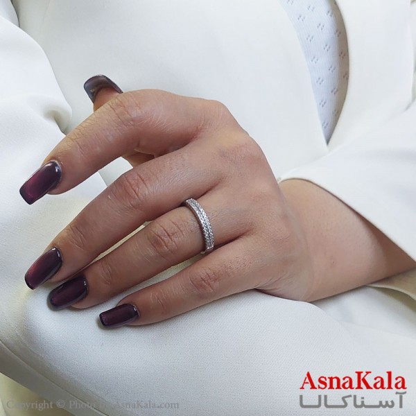 انگشتر زنانه دریم مدل نگیندار فری سایز کد ANG19398W