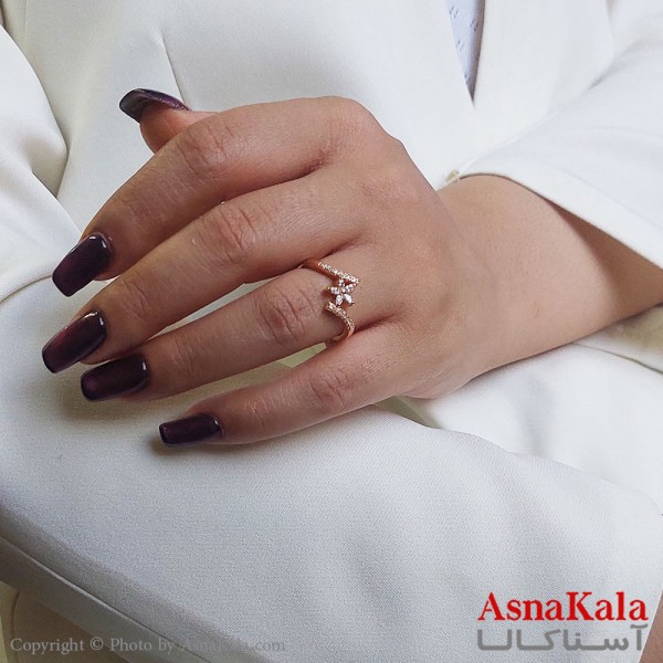 انگشتر زنانه دریم مدل گل فری سایز کد ANG19401W