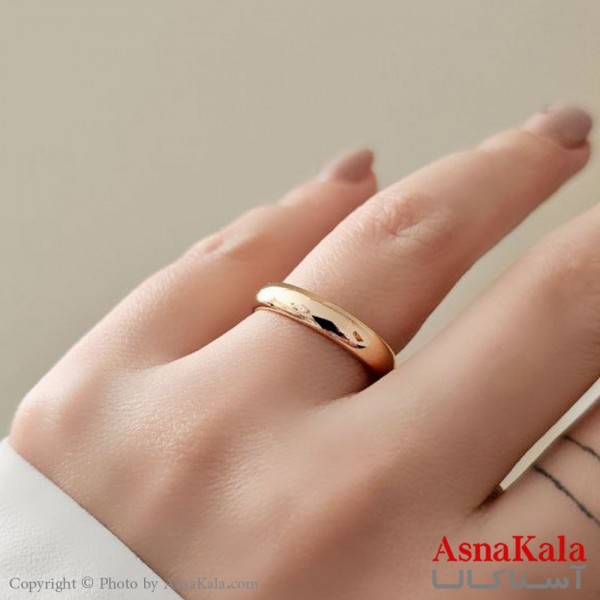 انگشتر زنانه ژوپینگ اصلی با آبکاری طلا مدل رینگ کد ANG19417W