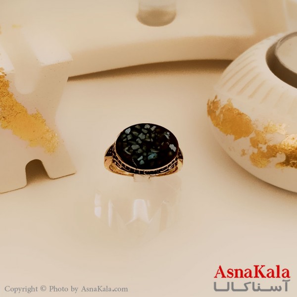 انگشتر طلاروس مردانه خاص طرح رزینی کد ANG19440W
