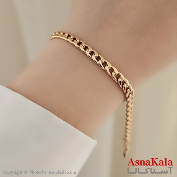 دستبند مدل کارتیر مدل قفل نگینی برند ژوپینگ Xuping کد DSB18487W