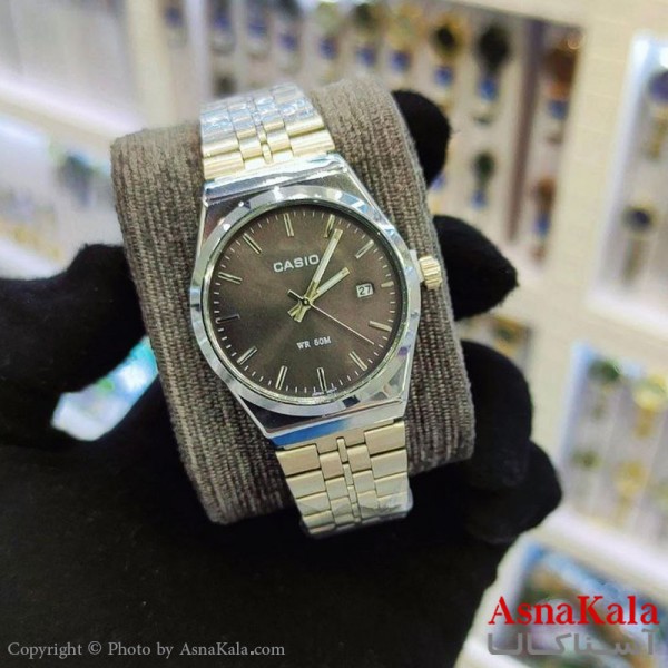 ساعت مچی عقربه ای مردانه کاسیو طرح پی ار ایکس ضدآب و روزشمار کد WTCH11196W