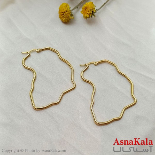 گوشواره زنانه استیل 316  کد GSH15548W