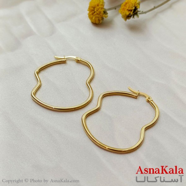 گوشواره زنانه استیل 316  کد GSH15550W