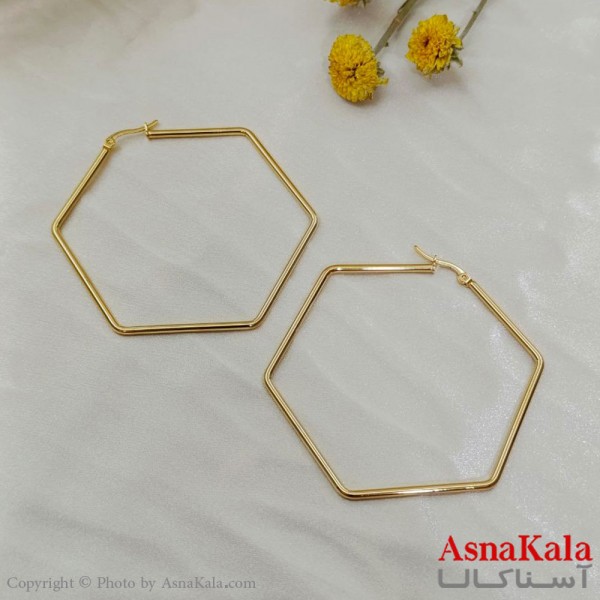 گوشواره زنانه استیل 316  کد GSH15551W