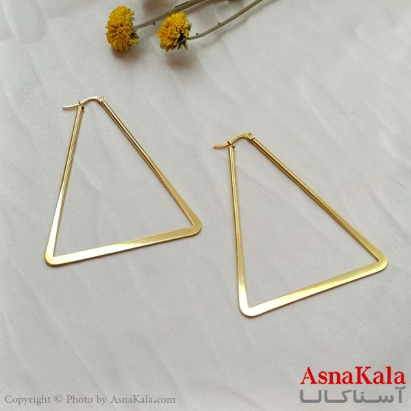 گوشواره زنانه استیل 316 کد GSH15557W