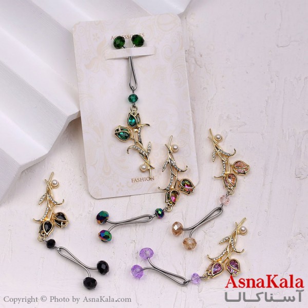 گیره روسری مدل گل لاله کد HAIR13174W