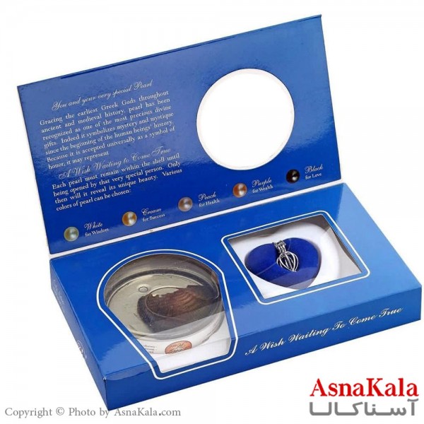 گردنبندعشق دخترانه استیل 316 با مروارید اصل کد GNB16765W