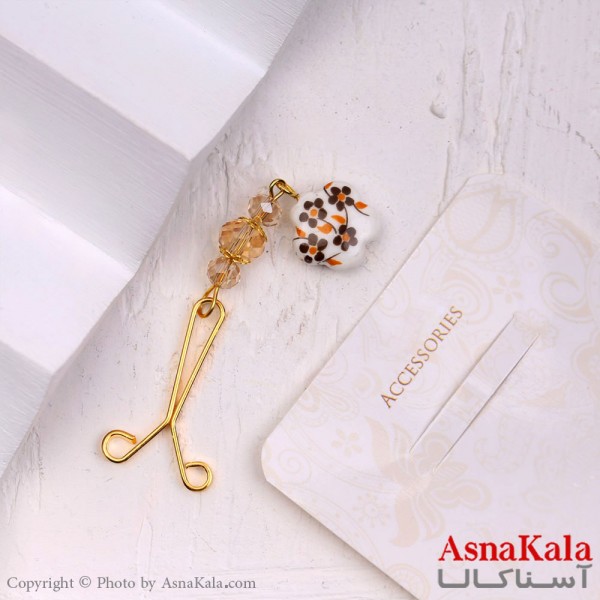 گیره روسری مدل مجلسی گل ریز کد HAIR13194W