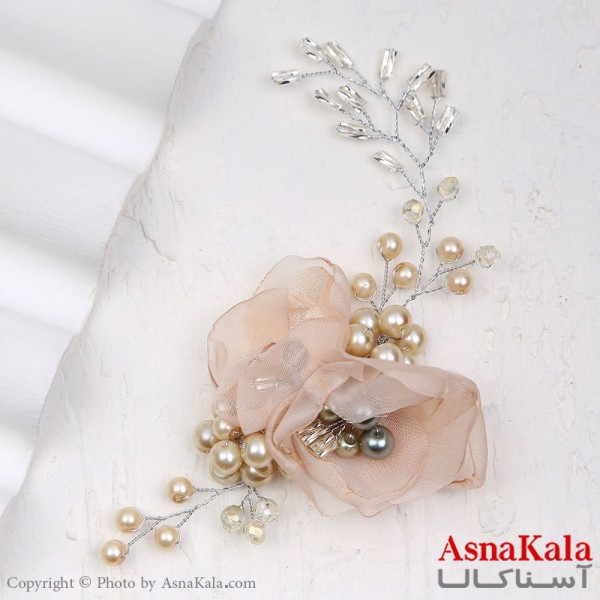 ریسه مو مدل گل طلایی کد HAIR13197W