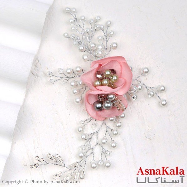 ریسه مو مدل دو گل مجلسی کد HAIR13200W