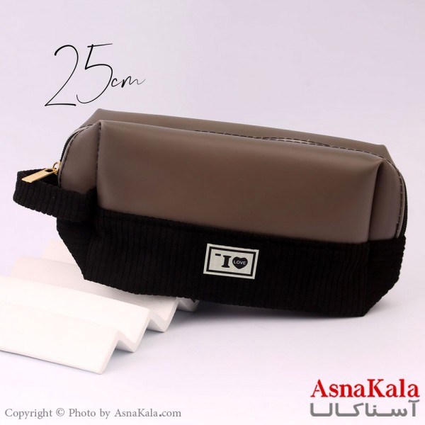 کیف آرایشی کبریتی مدل دو رنگ جنس خارجی کد HAIR13217W