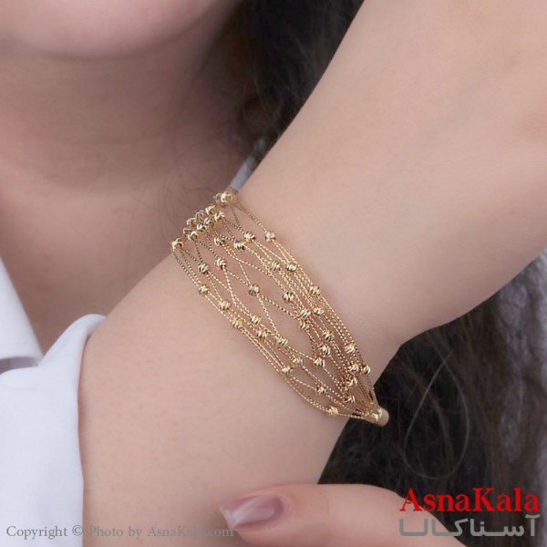 دستبند النگویی زنانه پینترستی استیل 316 مدل آلبرنادو کد DSB18516W