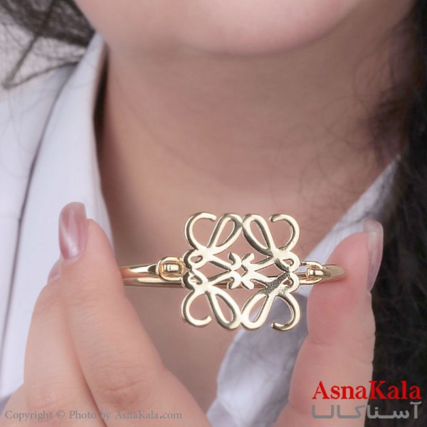 دستبند النگویی زنانه پینترستی استیل 316 مدل مسترکوالیتی لوئوه کوپر کد DSB18540W