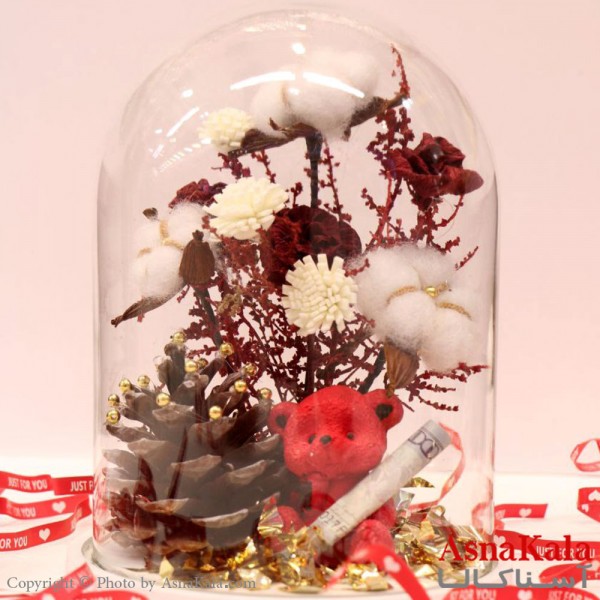 باکس ولنتاین خرس قرمز کد HAIR13288W