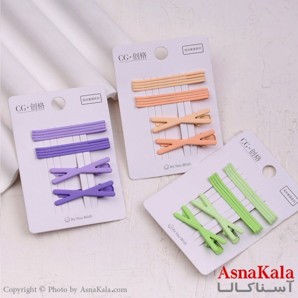 پنس و گیره انبری مو ضربدر مجموعه 10 عددی  کد HAIR13423W