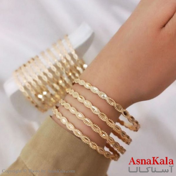 النگو طلاروس 3میل زنانه خارجی مدل خورشیدی برند NG طلایی طرح خاص با کارت گارانتی کد DSB18558w