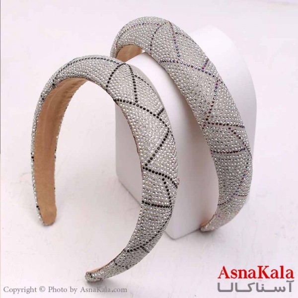 تل مو زنانه مجلسی نگین طرحدار کد HAIR13744W