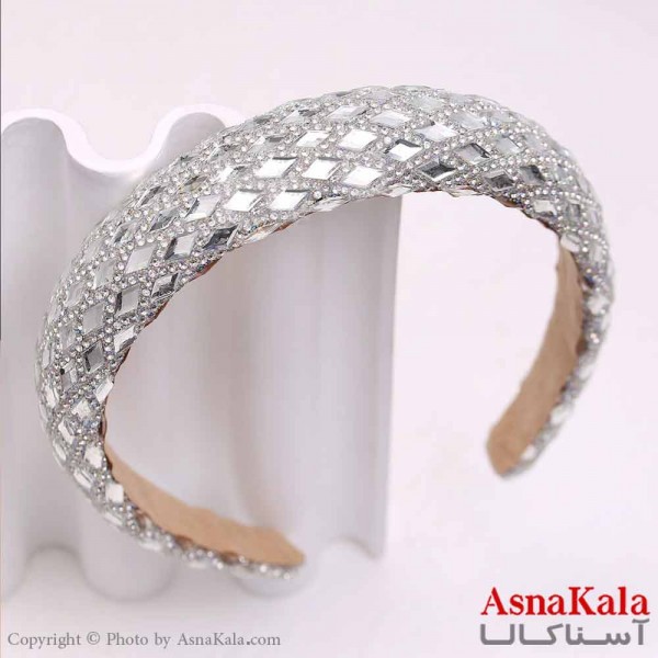 تل مو زنانه مجلسی الماسی کد HAIR13747W
