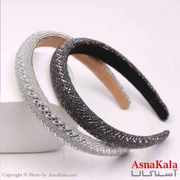 تل مو زنانه مجلسی مدل کریستالی کد HAIR13761W