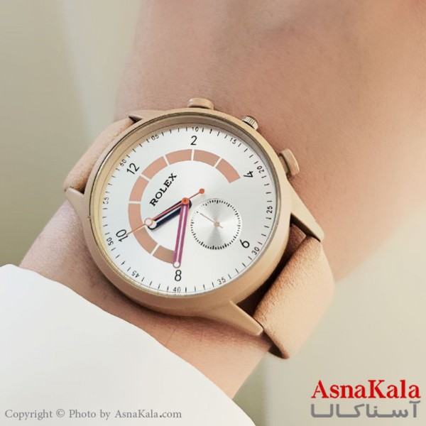 ساعت مچی چرم مخملی زنانه برند رولکس کد WTCH11235W