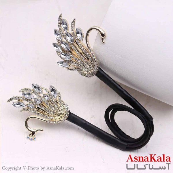 باندفر مو زنانه مجلسی مدل قو طلایی کد HAIR13773W