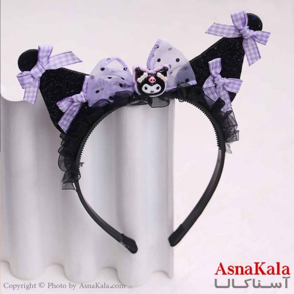 تل مو فانتزی مدل کرومی مشکی کد HAIR13816W