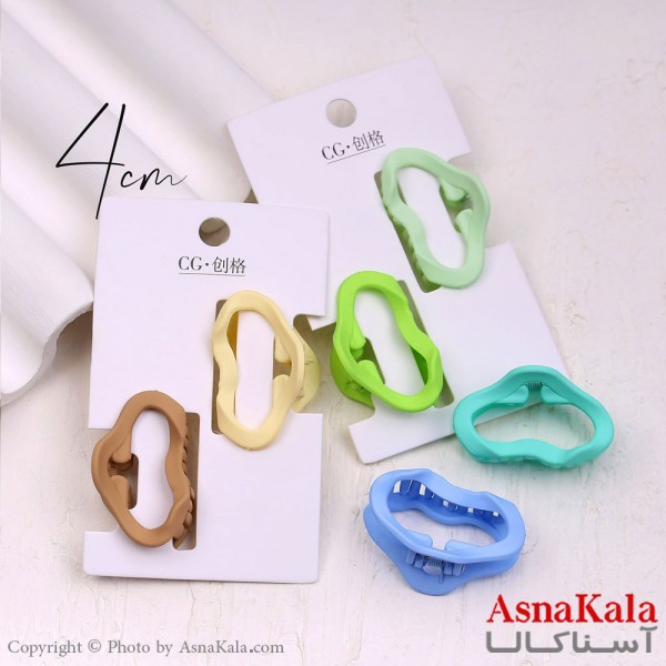 مینی کلیپس پینترستی مدل ابر رنگی کد HAIR13895W