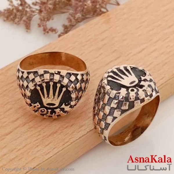 انگشتر طلاروس مردانه طرح رولکس کد ANG19626W