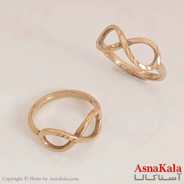 انگشتر زنانه طلاروس  مدل بی نهایت کد ANG19645W