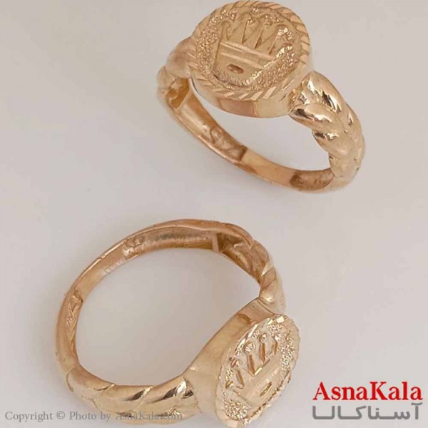 انگشتر زنانه طلاروس  مدل تاج کد ANG19651W